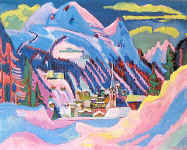Davos im Winter, 1923