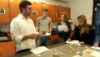 Class examines bone pieces