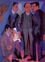 A Group of Artists: Otto Mueller, Kirchner, Heckel, Schmidt-Rottluff, 1926-1927